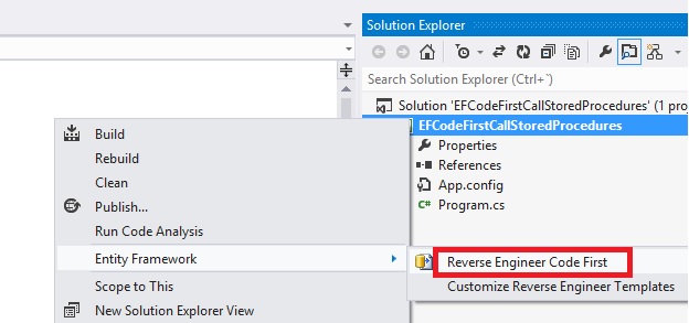 Las EF Power Tools agregan la posibilidad de crear el modelo conceptual de una base de datos